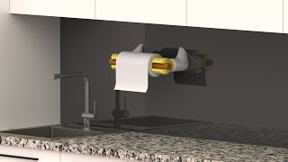 kitchen roll holder Installation [upl. by Hadwyn]