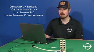 Lumberg IOLink Master Block to PLC Using PROFINET [upl. by Blondelle]