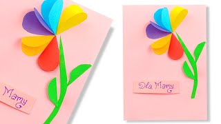 Urocza Kartka Na Dzień Mamy  Jak Zrobić Kartkę Na Dzień Mamy  Mothers Day Card DIY  Dzień matki [upl. by Schoenberg]