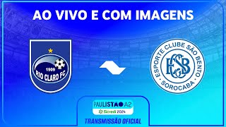 JOGO COMPLETO RIO CLARO X SÃO BENTO  RODADA 14  PAULISTÃO A2 SICREDI 2024 [upl. by Devad]