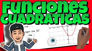 ✅ FUNCIONES CUADRÁTICAS  Vértice Puntos de Corte Representación y Ejercicios [upl. by Scheck]