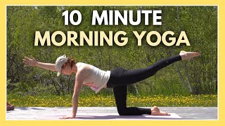 10 min Morning Yoga Flow  Sweet amp Gentle Morning Yoga Routine [upl. by Annal]