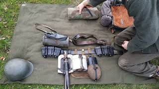 Wehrmacht field gear and Anzugarten Complete set up instructions and what to keep in mind [upl. by Adelaide797]