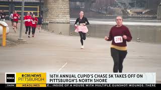 2024 Cupids Chase 5K gives runners a good cause CBS Pittsburgh [upl. by Hilton]