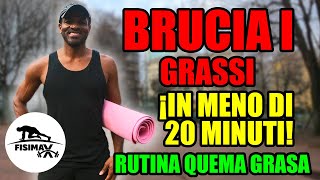 WORKOUT BRUCIA GRASSI A CORPO LIBERO [upl. by Player]