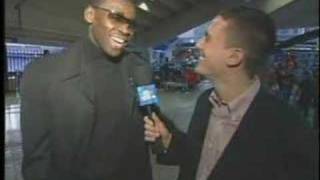 Terrell Owens and Michael Irvin Kiss ESPN Correspondent [upl. by Engleman]