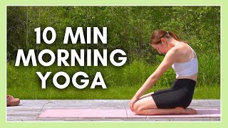 10 min Morning Yoga  Lower Back Stretches [upl. by Cavuoto]