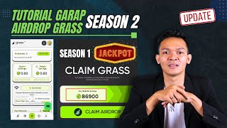 Cara Garap Airdrop GRASS Hanya Pake HP Season 2 [upl. by Schaeffer62]