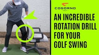 GOLF An Incredible Rotation Drill For Your Golf Swing [upl. by Ateloj822]