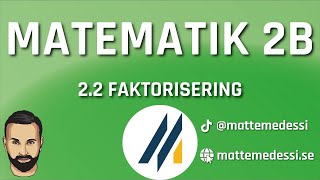 22 Faktorisering Ma2b 20242025 [upl. by Benji]