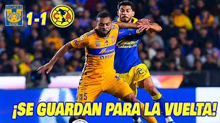 TIGRES Y AMÉRICA EMPATAN EN FINAL LIGA MX IDA APERTURA 2023  EN ZONA FUT [upl. by Lawan]