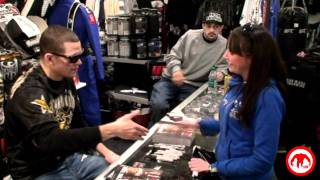 Nate Diaz signs autographs for fans after UFC 141 [upl. by Gilges]