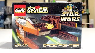 LEGO Star Wars 7111 Droid Fighter Review [upl. by Atilef]