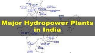 Major Hydro power plants in India  Geography UPSC IAS CDS NDA SSC CGL [upl. by Malik438]