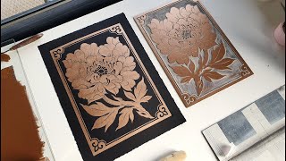 quotLushquot  Linocut Printmaking Process by Maarit Hänninen [upl. by Jacy429]