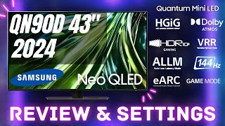 Samsung QN90D NEO QLED 43″ TV Review  Mini LED Brilliance [upl. by Oinolopa565]