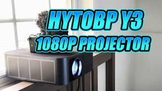 HYTOBP Y3 1080P Projector Unboxing and First Look [upl. by Barbara]