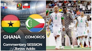 LIVE GHANA vs COMOROS [upl. by Eeldivad362]