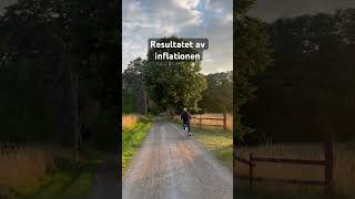 Cyklar med skev hjul fördig roligt roligaklipp svenskaklipp sverige [upl. by Swift207]