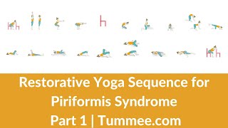 Restorative Healing Yoga Sequence for Piriformis Syndrome  Yoga Teachers  Part 1  Tummeecom [upl. by Poore479]