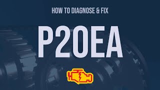 How to Diagnose and Fix P20EA Engine Code  OBD II Trouble Code Explain [upl. by Anileda]