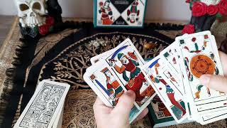 Tirage et review Le Tarot Minchiate Restauré [upl. by Ahseiuqal]