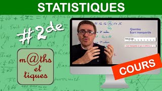 LE COURS  Statistiques  Seconde [upl. by Brandtr]