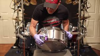 Dunnett Classic Titanium Snare Unboxing Video [upl. by Eddi]