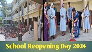 School Reopening Day 202425 Celebration schools schooldays [upl. by Tennes]