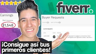 ¿Cómo usar las Buyer Requests en Fiverr Tutorial en Español [upl. by Anahsit845]