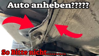 Auto anheben  So bitte nicht [upl. by Ethelinda608]