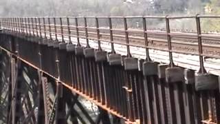 Chicago Great Western  Union Pacific Railroad Trestle Iowa [upl. by Naud]