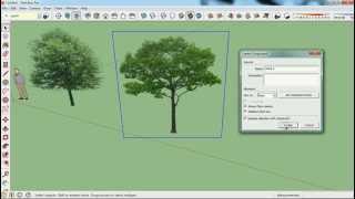 Como hacer arboles a partir de una imagen en Sketchup Tutorial Sketchup  MODELARQ [upl. by Sherye619]