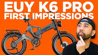 EUY K6 Pro Review Striking Design Meets Foldable Fat Ebike  RunPlayBack [upl. by Verine]