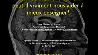 Mieux comprendre le cerveau peutil vraiment nous aider à mieux enseigner [upl. by Cully947]