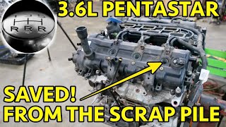 CAN WE FIX IT 36L Pentastar Core Engine Teardown To Save The Family Van WRainmanRaysRepairs [upl. by Enomas735]