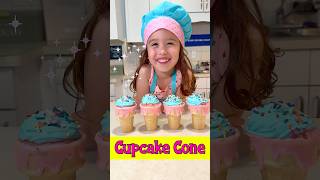 🧁CUPCAKE CONE BY CHEF LIS  FOOD VIDEOS FOR KIDS AND ADULTS  FUNNY TODDLER [upl. by Irrep]