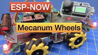 Mecanum Wheel Robot Car amp ESPNOW Remote [upl. by Notliw]