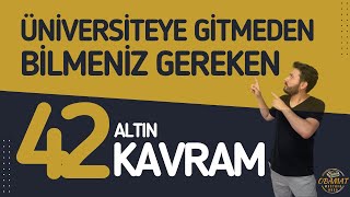 📢ÜNİVERSİTEYE GİTMEDEN BİLMENİZ GEREKEN ALTIN KAVRAMLAR [upl. by Ahseela]