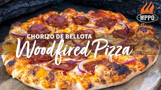 Chorizo de Bellota Pizza  Wood Fired Pizza with Spanish Flavors [upl. by Moyers]