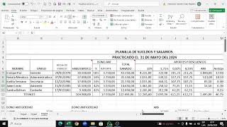 PLANILLA DE SUELDOS Y SALARIOS BASICAS [upl. by Hopkins633]