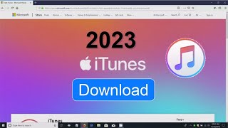 How to Download iTunes to Your computer and Run iTunes Setup  Newest Version 2023 [upl. by Ellierim615]