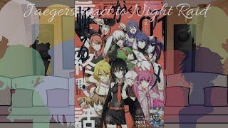 Akame ga Kill Jaegers  Tatsumi react to Night Raid  ༺Andy༻ [upl. by Enalb849]