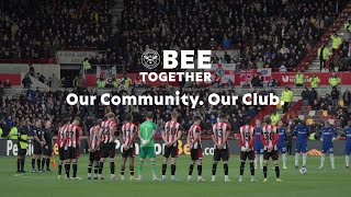 Brentford FC  BEE TOGETHER [upl. by Atalya778]