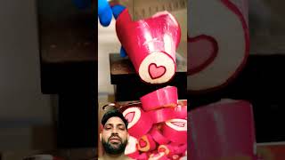 Heart candy satisfying soap candy oddlysatisfying handmade memes funnyvideo funny jiya alvi [upl. by Tesler]