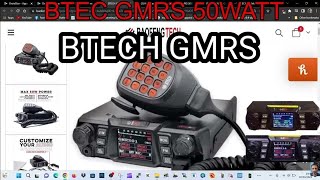 BTECH GMRS50V2 FULLY CUSTOMIZABLE GMRS RADIO VUHF  RX [upl. by Cofsky]