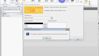 10Access da zero Creare una maschera con la creazione guidata [upl. by Iahc]