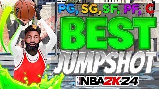 THE BEST JUMPSHOTS ON NBA 2K24 NBA 2K24 SEASON 7 [upl. by Coriss]