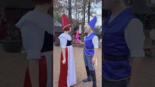 Gnomeo and Juliet ❤️💙🦩 gnomeoandjuilet cosplay makeup cartoon [upl. by Tisbee]