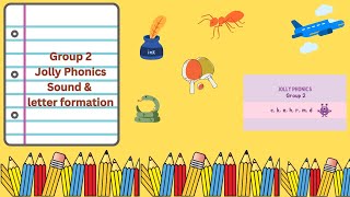 Jolly Phonics Group 2 Letter Formation and SoundsCKEDMHR Soundphonicssound jollyphonics [upl. by Annaynek]